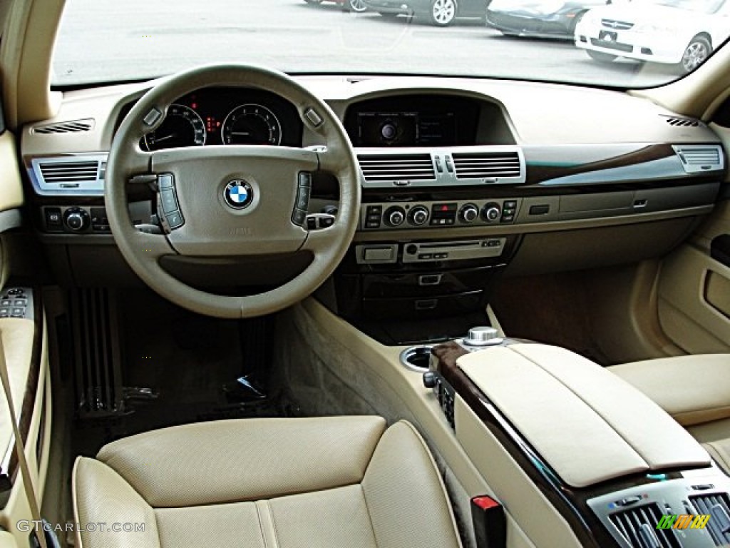 2007 7 Series 750i Sedan - Monaco Blue Metallic / Beige photo #9