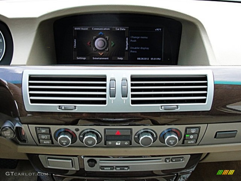 2007 7 Series 750i Sedan - Monaco Blue Metallic / Beige photo #12