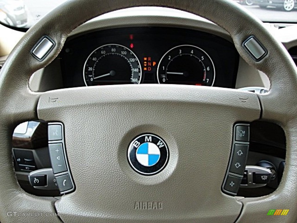 2007 7 Series 750i Sedan - Monaco Blue Metallic / Beige photo #14