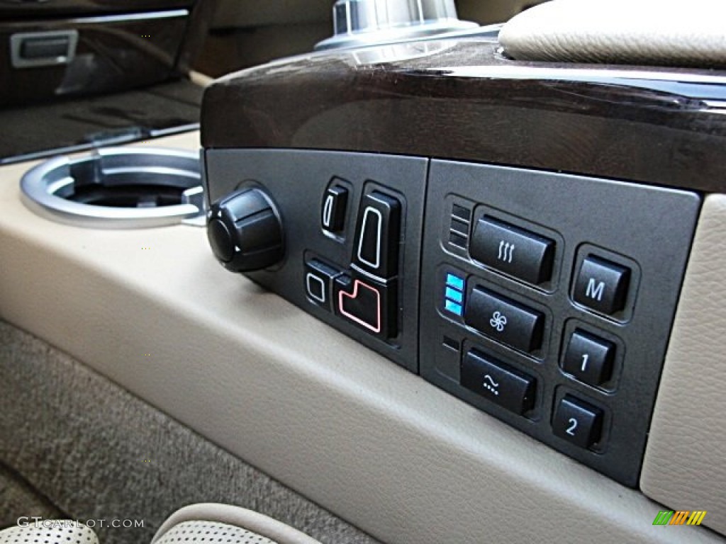 2007 7 Series 750i Sedan - Monaco Blue Metallic / Beige photo #16