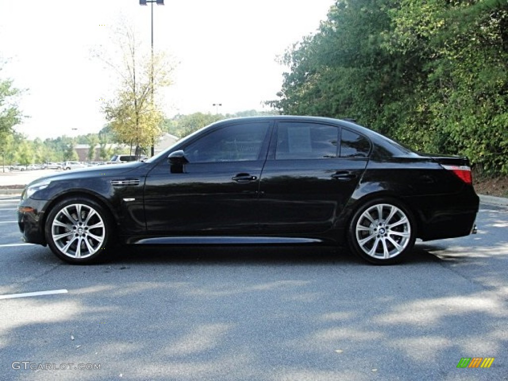 Black Sapphire Metallic 2008 BMW M5 Sedan Exterior Photo #69923822