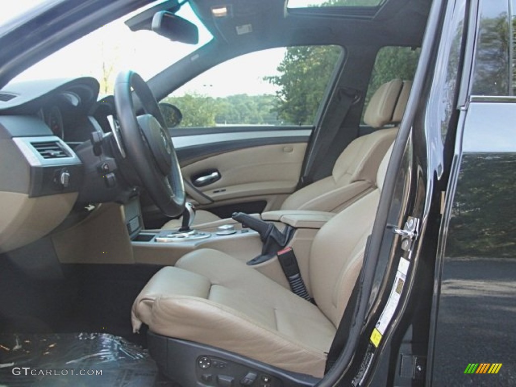 Portland Brown Interior 2008 BMW M5 Sedan Photo #69923858