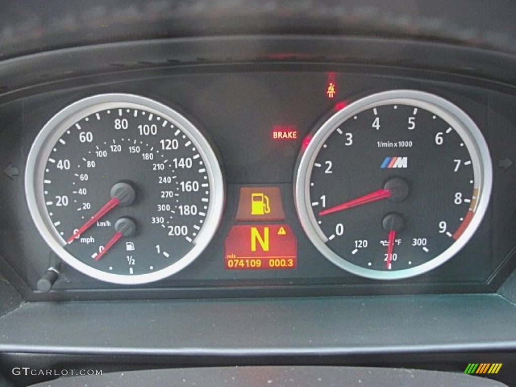 2008 BMW M5 Sedan Gauges Photo #69923911