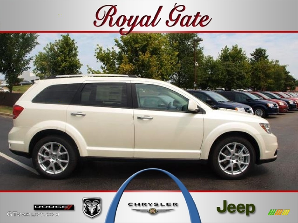 Pearl White Tri Coat Dodge Journey