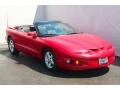 2002 Bright Red Pontiac Firebird Convertible  photo #7