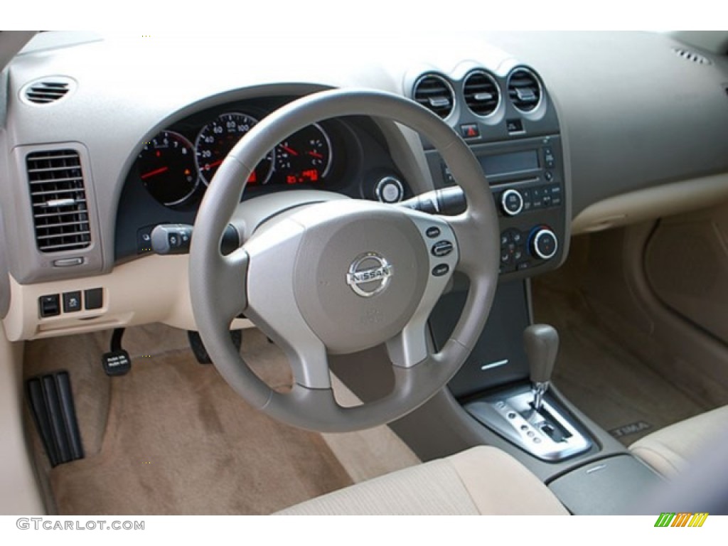 2012 Nissan Altima 2.5 S Blonde Dashboard Photo #69924978