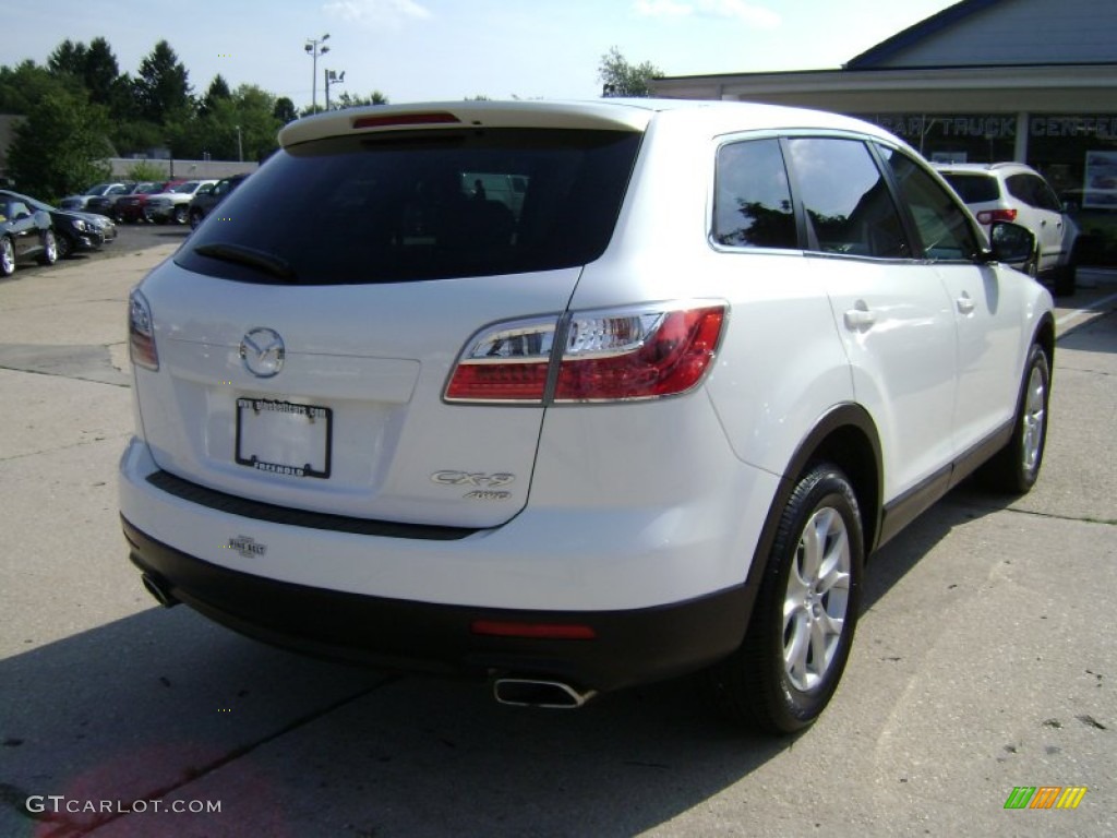 2011 CX-9 Touring AWD - Crystal White Pearl Mica / Sand photo #4