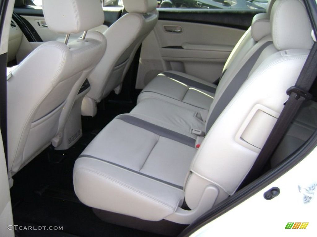 2011 CX-9 Touring AWD - Crystal White Pearl Mica / Sand photo #11