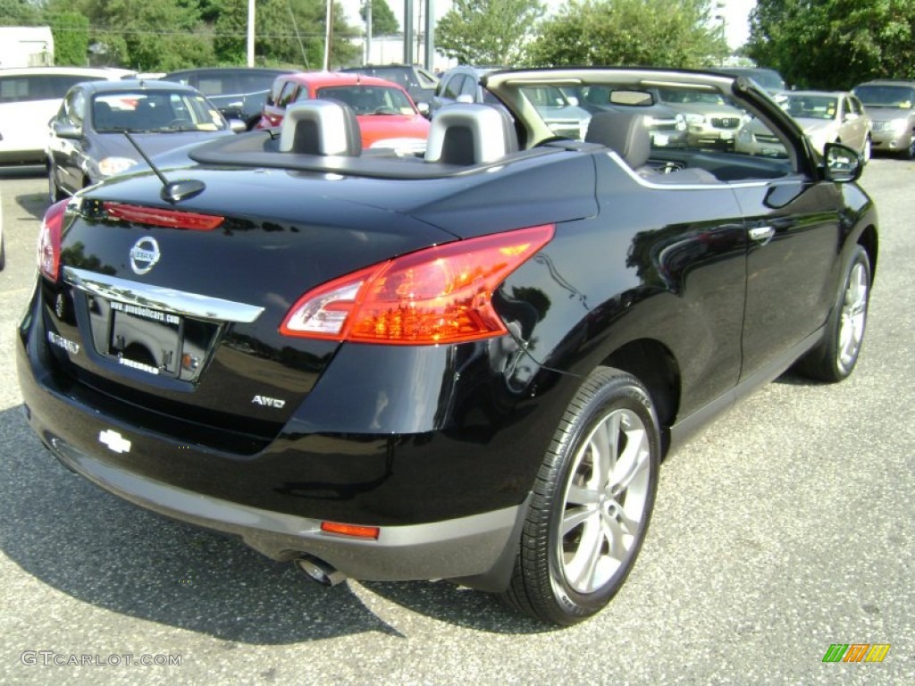 2011 Murano CrossCabriolet AWD - Super Black / Black photo #10