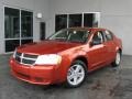 2008 Sunburst Orange Pearl Dodge Avenger SXT  photo #2