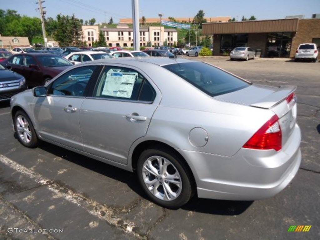 2012 Fusion SE - Ingot Silver Metallic / Charcoal Black photo #4