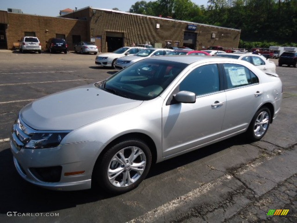 2012 Fusion SE - Ingot Silver Metallic / Charcoal Black photo #5