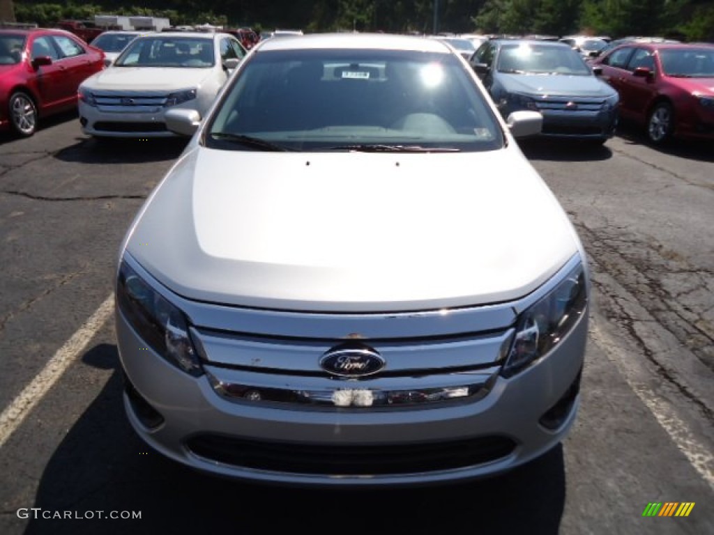 2012 Fusion SE - Ingot Silver Metallic / Charcoal Black photo #6