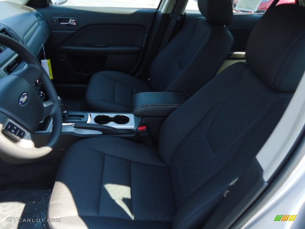 2012 Fusion SE - Ingot Silver Metallic / Charcoal Black photo #8