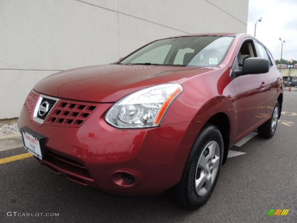 2009 Rogue S AWD - Venom Red / Gray photo #1