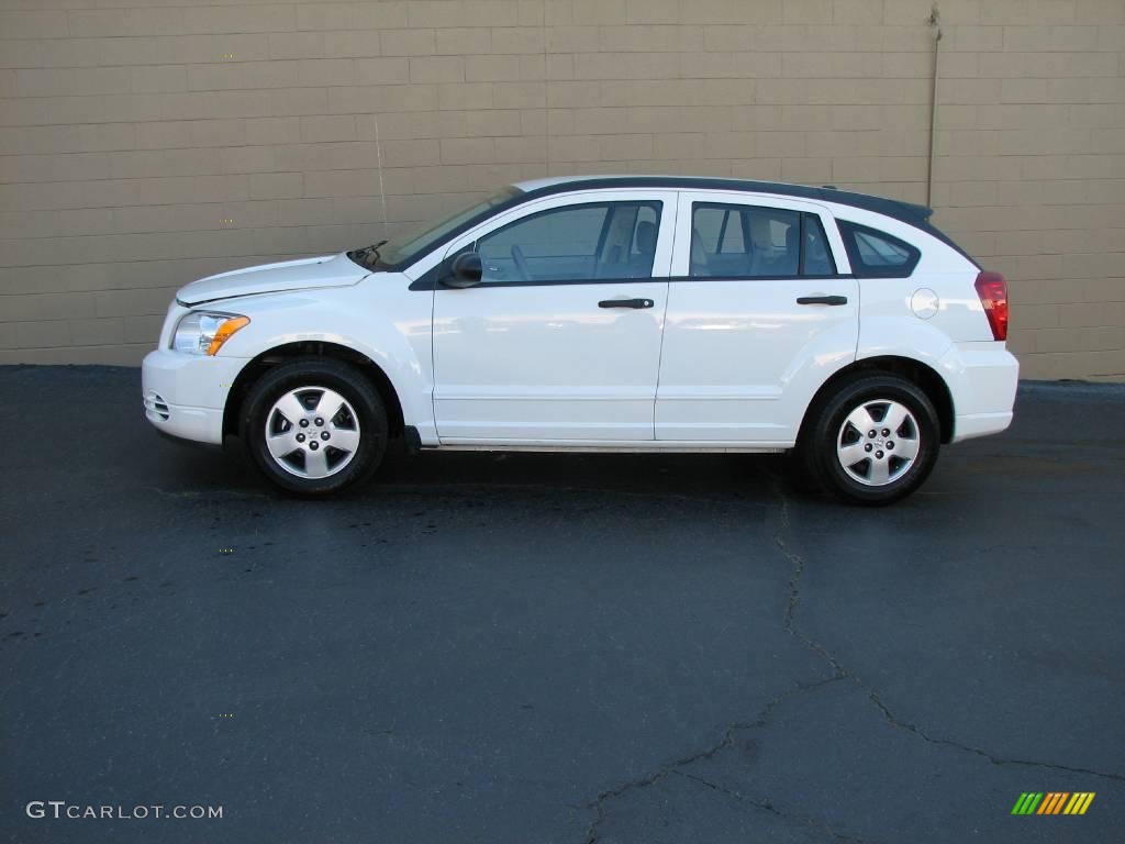 2008 Caliber SE - Stone White / Pastel Pebble Beige photo #1