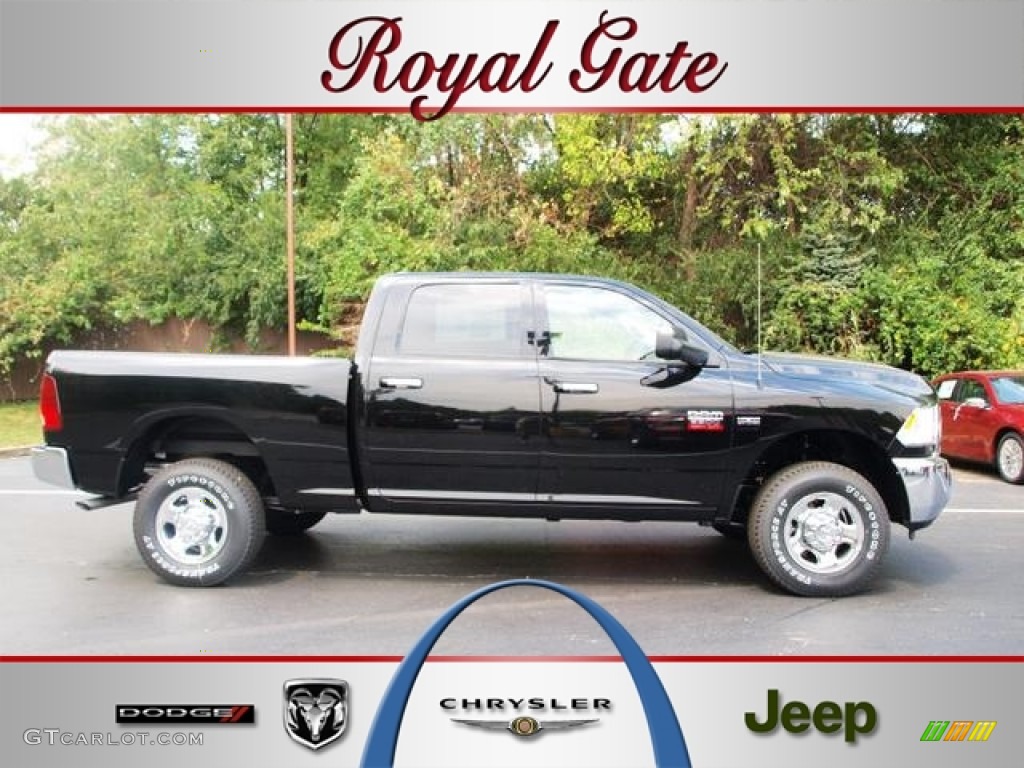 2012 Ram 2500 HD SLT Crew Cab 4x4 - Black / Dark Slate/Medium Graystone photo #1