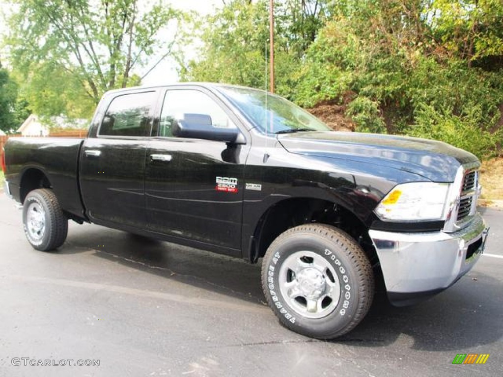 2012 Ram 2500 HD SLT Crew Cab 4x4 - Black / Dark Slate/Medium Graystone photo #2