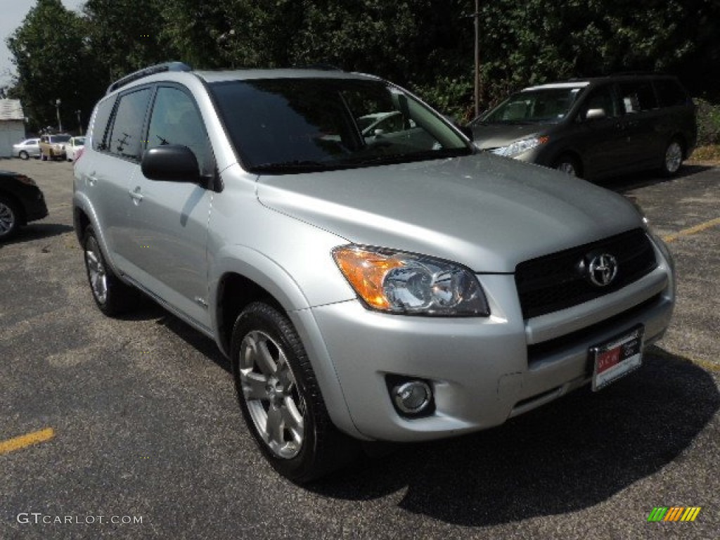 2009 RAV4 Sport 4WD - Classic Silver Metallic / Dark Charcoal photo #5