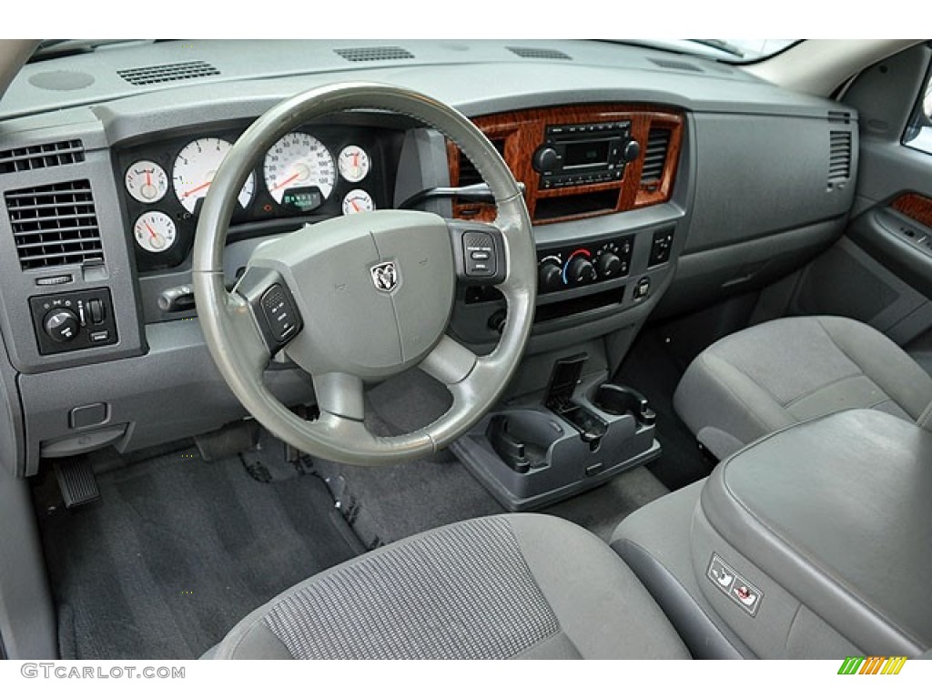 Medium Slate Gray Interior 2006 Dodge Ram 1500 SLT Regular Cab 4x4 Photo #69929993