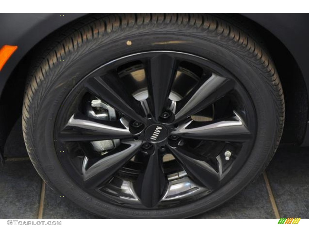 2013 Cooper S Coupe - Eclipse Gray Metallic / Carbon Black photo #14