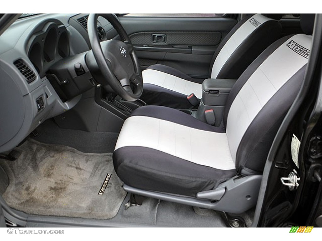 2002 Xterra SE V6 4x4 - Super Black / Gray Celadon photo #8