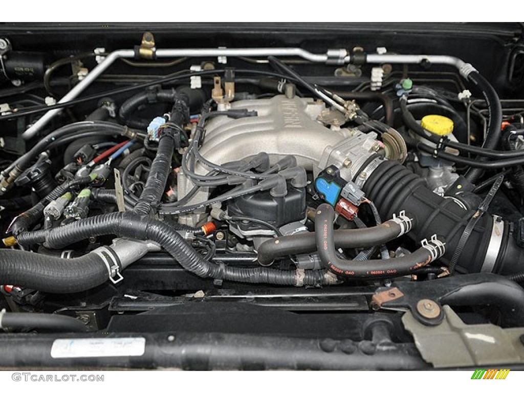 2002 Xterra SE V6 4x4 - Super Black / Gray Celadon photo #18
