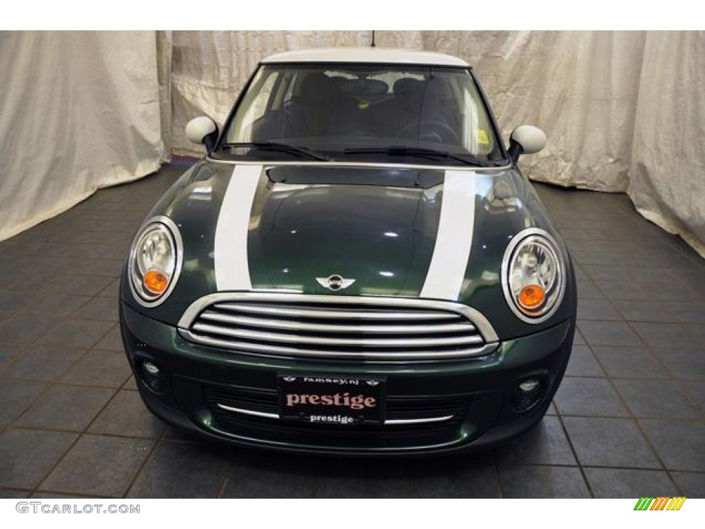 2013 Cooper Hardtop - British Racing Green II Metallic / Carbon Black photo #21