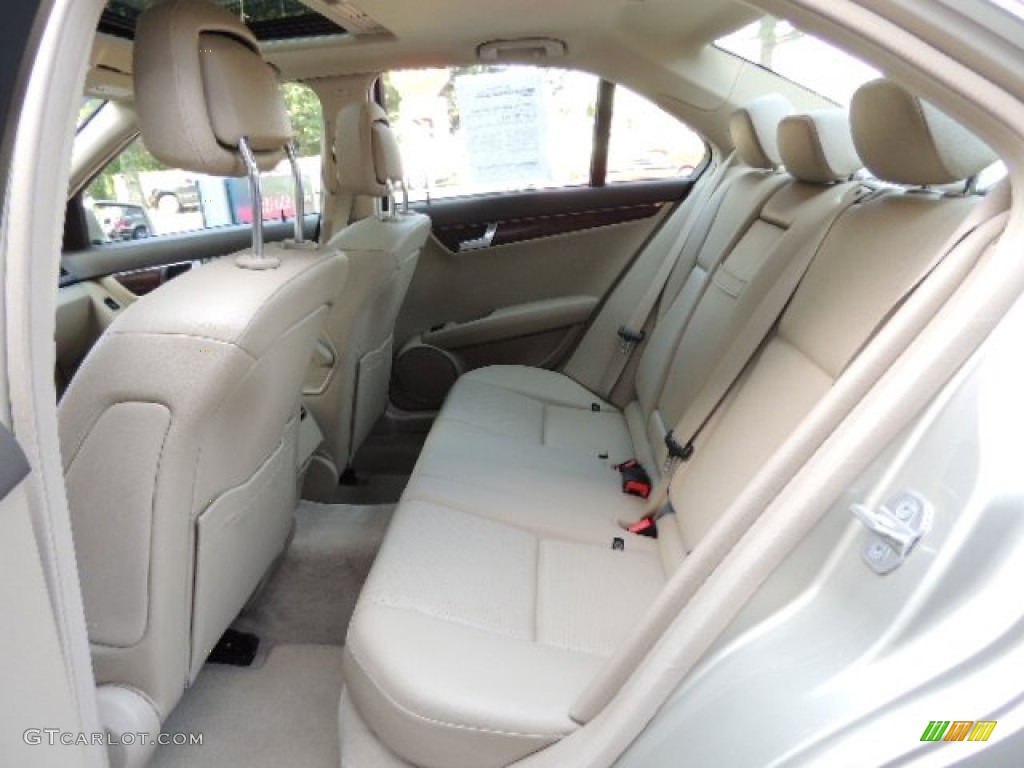 2011 Mercedes-Benz C 300 Sport 4Matic Rear Seat Photo #69932300