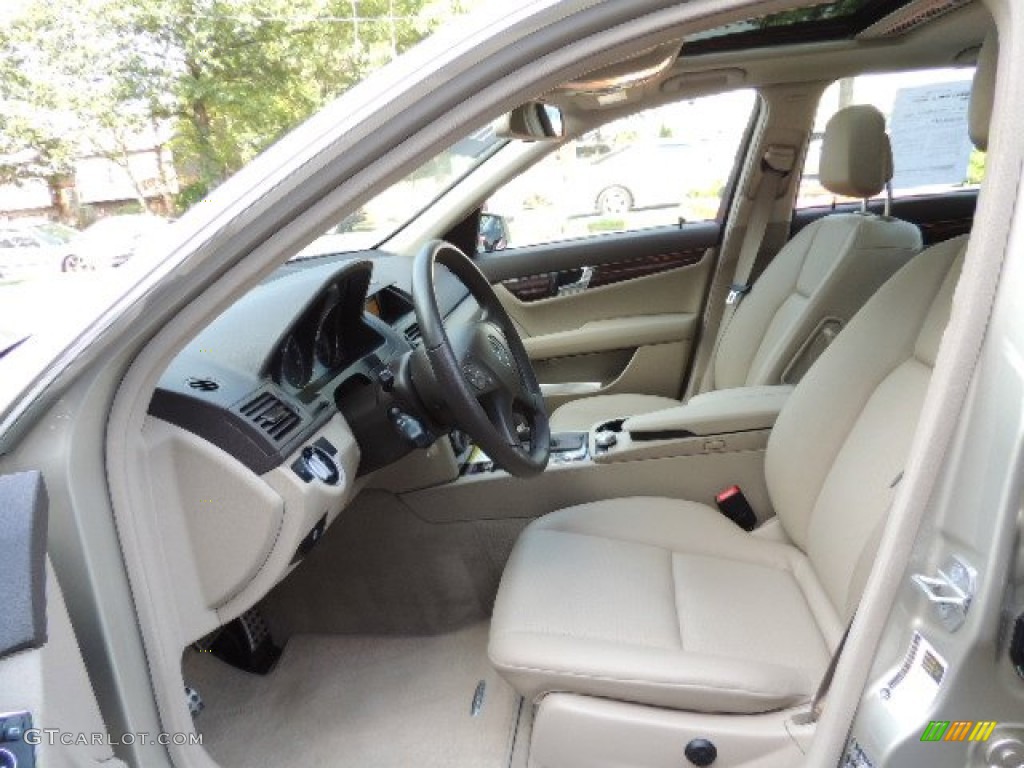Almond/Mocha Interior 2011 Mercedes-Benz C 300 Sport 4Matic Photo #69932327