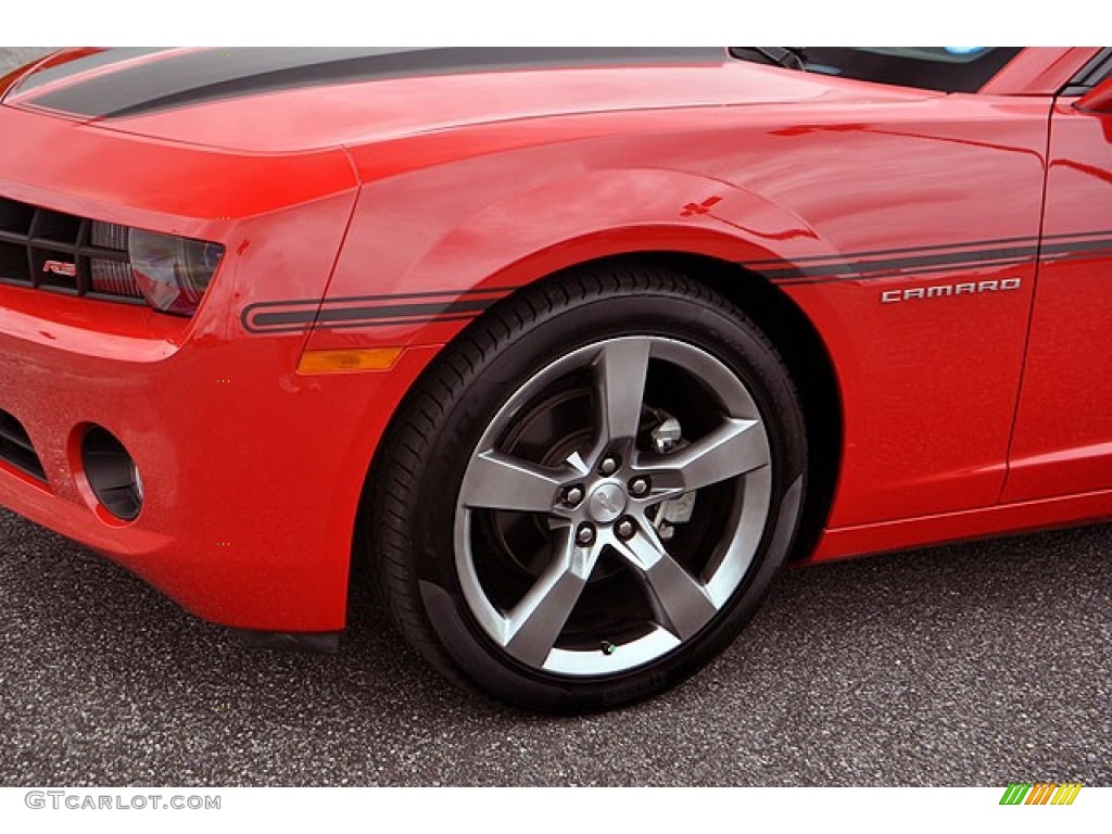 2011 Camaro LT/RS Convertible - Victory Red / Black photo #2