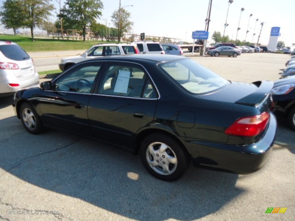 1999 Accord EX Sedan - Dark Emerald Pearl / Ivory photo #2