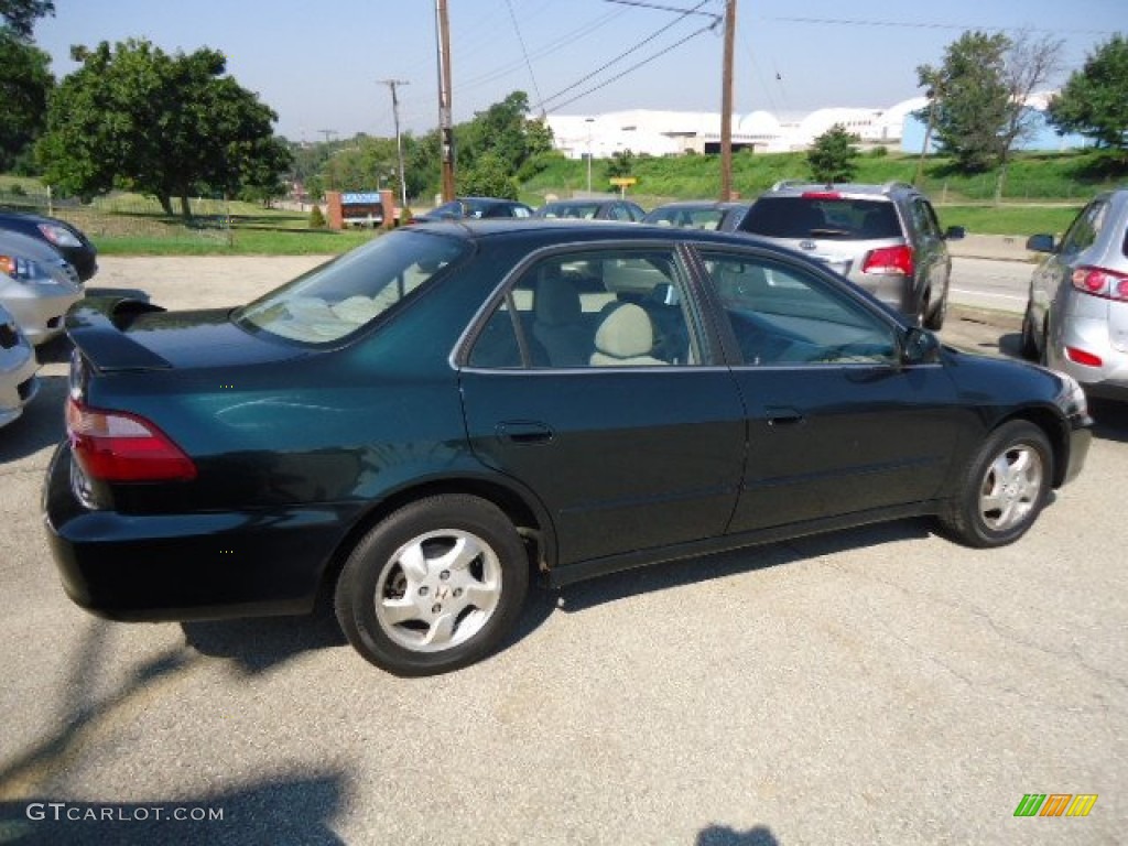 1999 Accord EX Sedan - Dark Emerald Pearl / Ivory photo #4