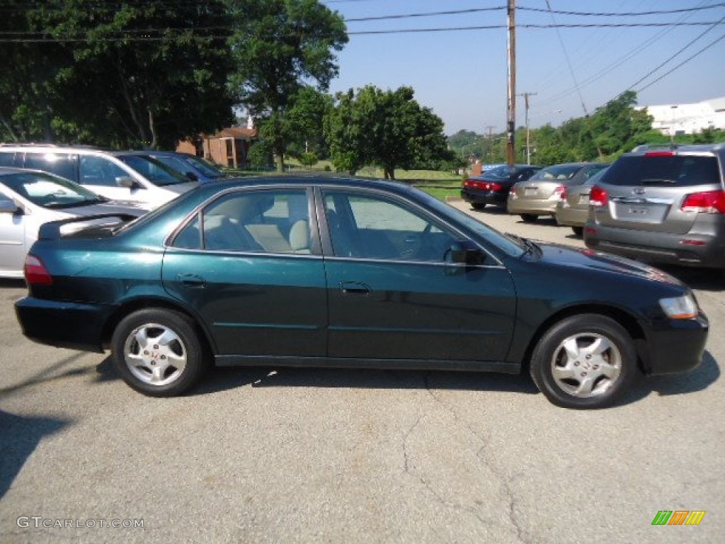 1999 Accord EX Sedan - Dark Emerald Pearl / Ivory photo #5