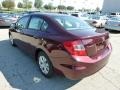Crimson Pearl - Civic LX Sedan Photo No. 2