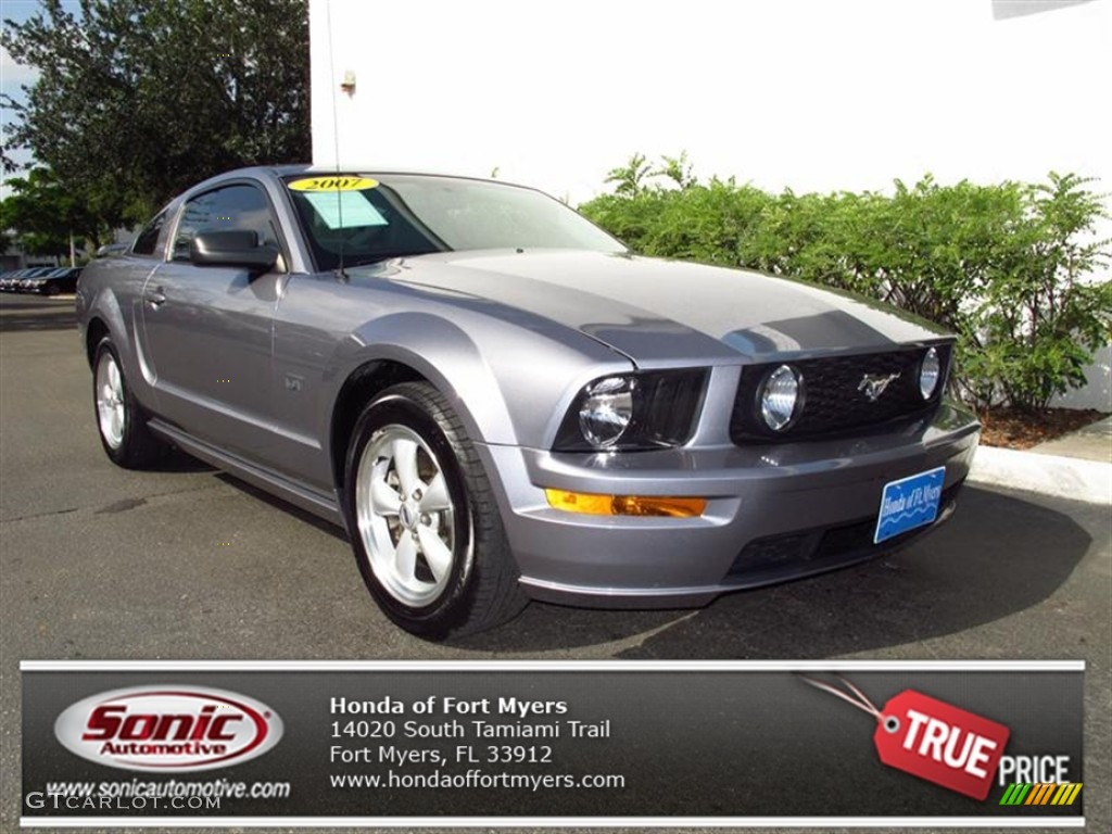 2007 Mustang GT Deluxe Coupe - Tungsten Grey Metallic / Light Graphite photo #1
