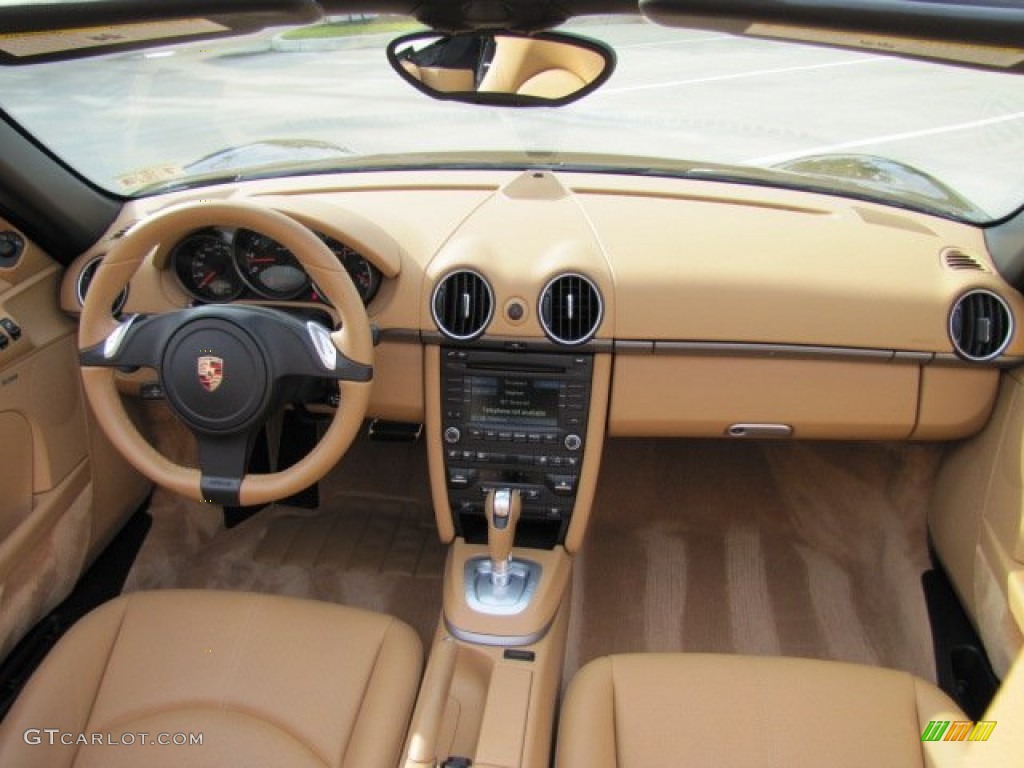 2011 Porsche Boxster Standard Boxster Model Sand Beige Dashboard Photo #69934418