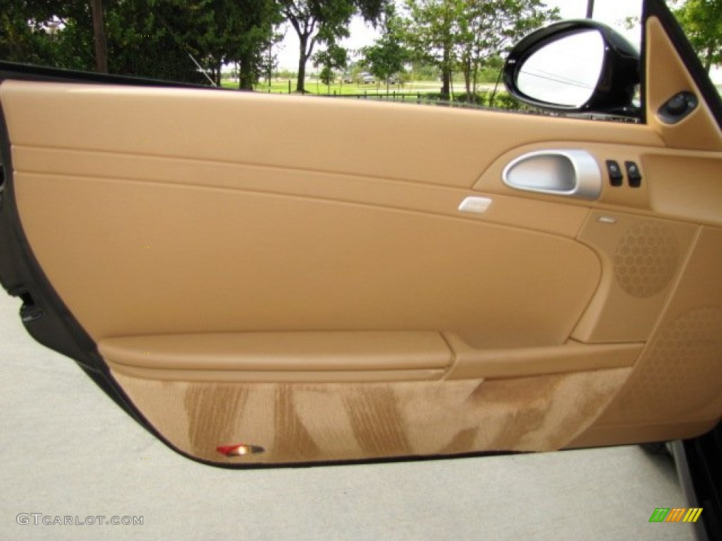 2011 Porsche Boxster Standard Boxster Model Sand Beige Door Panel Photo #69934618