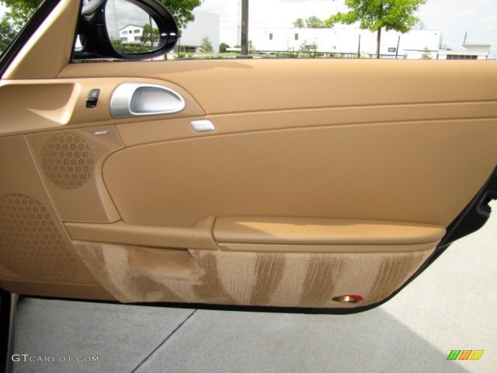2011 Porsche Boxster Standard Boxster Model Sand Beige Door Panel Photo #69934625