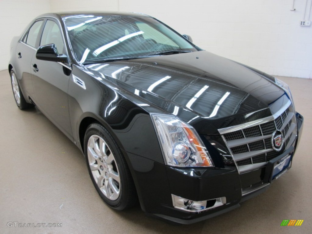 2008 CTS 4 AWD Sedan - Black Raven / Ebony photo #1
