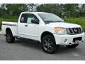 Blizzard White 2012 Nissan Titan SV King Cab 4x4 Exterior