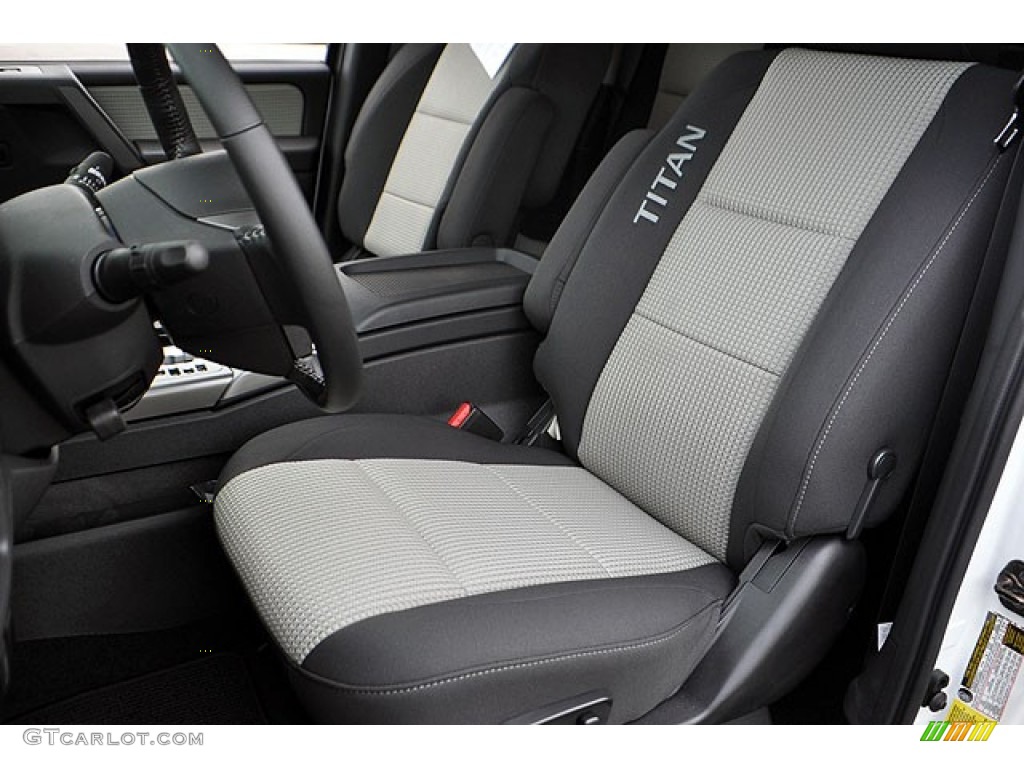 Sport Apperance Gray/Charcoal Interior 2012 Nissan Titan SV King Cab 4x4 Photo #69935075