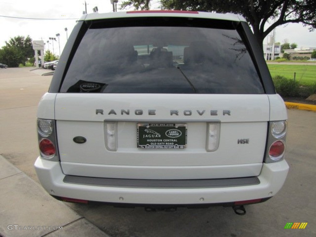 2007 Range Rover HSE - Chawton White / Ivory/Black photo #9