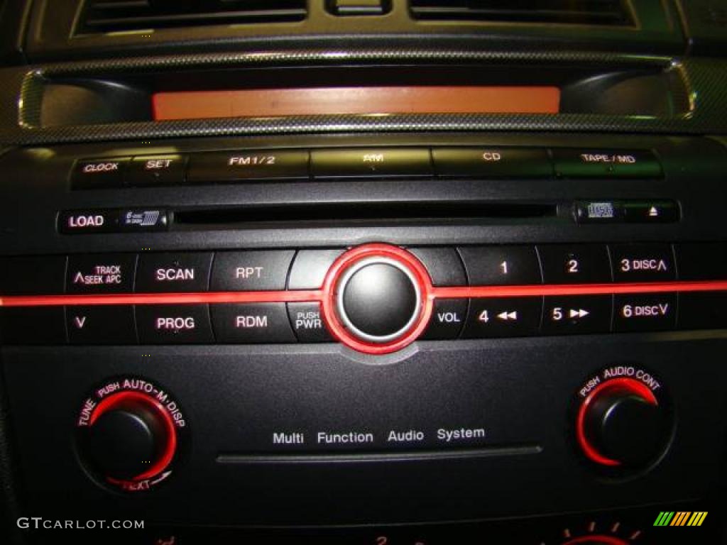 2004 MAZDA3 s Hatchback - Sunlight Silver Mica / Black/Red photo #14