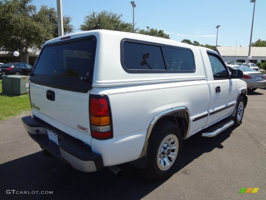 2005 Sierra 1500 Work Truck Regular Cab - Summit White / Dark Pewter photo #7