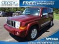 2007 Red Rock Pearl Jeep Commander Limited  photo #1