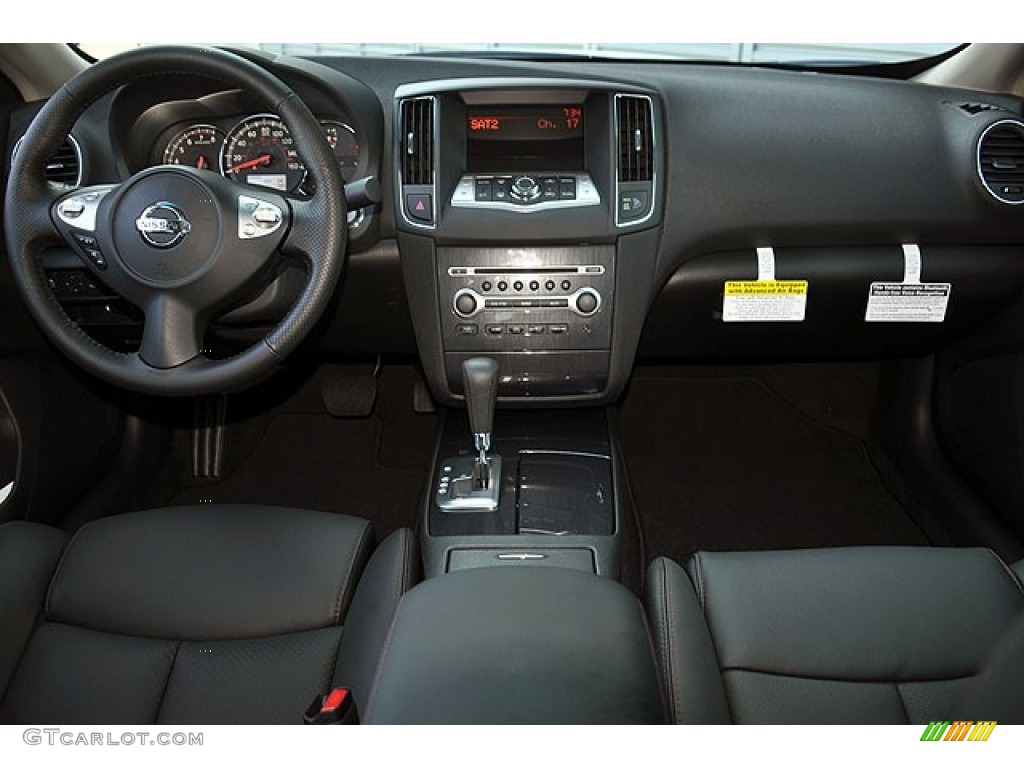 2012 Nissan Maxima 3.5 SV Charcoal Dashboard Photo #69937130