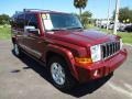 2007 Red Rock Pearl Jeep Commander Limited  photo #12