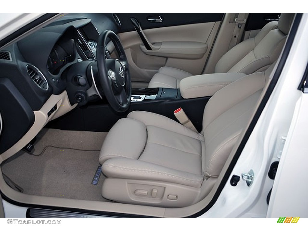 Cafe Latte Interior 2012 Nissan Maxima 3.5 SV Sport Photo #69937306