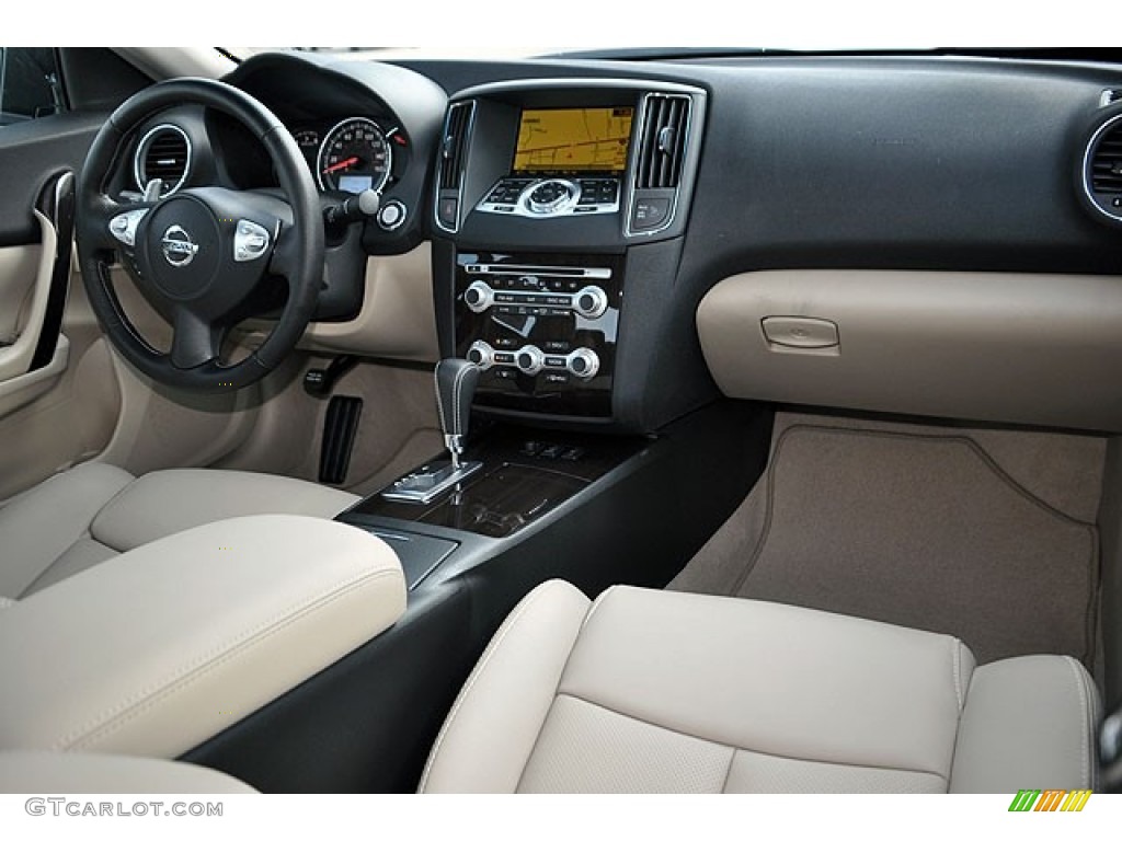 2012 Nissan Maxima 3.5 SV Sport Cafe Latte Dashboard Photo #69937350